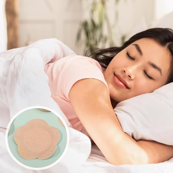 30 parches autoadhesivos de aceite de ricino para el ombligo, de tela spunlace desechable orgánica, absorbentes con algodón (sin aceite) (color piel)