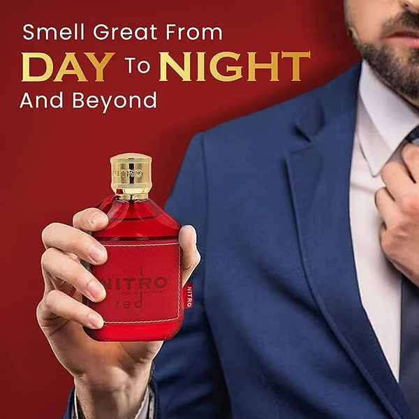 🎁Último día: 49 % de descuento en Dumont Nitro Red para hombre, 3.4 oz, Eau de Parfum Spray