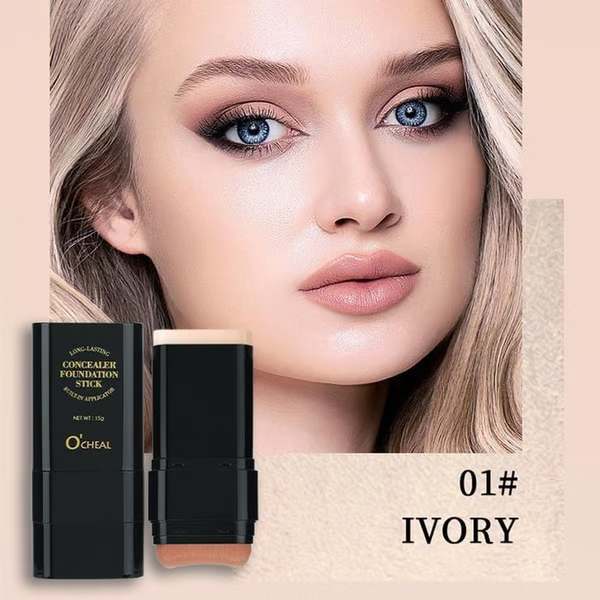 💥Compra 1 y llévate 1 gratis💥- Dual-Ended Eraser Foundation Stick: Conceal & Highlight