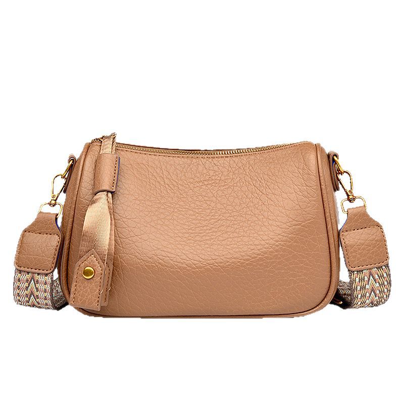 Bolso canguro de piel suave – toque retro y elegante