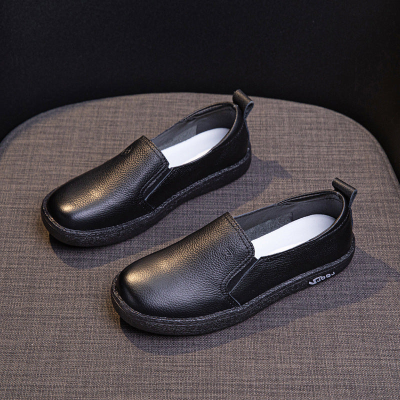 Mocasines de piel – primera capa, suela suave