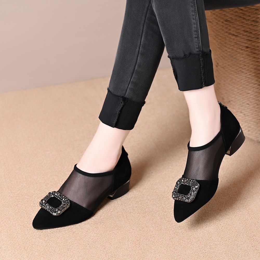 ✨Sandalias de tacón grueso modernas