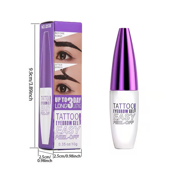 【🎉ÚLTIMO DÍA COMPRA 1 Y LLÉVATE 1 GRATIS🎉】Gel semipermanente para tatuajes de cejas