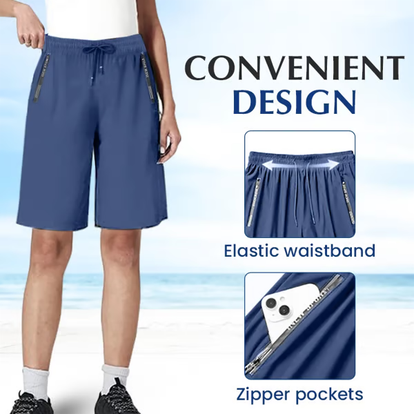 🎁Último día: compra 1 y llévate 1 gratis🔥Shorts elásticos de secado rápido Ice Silk
