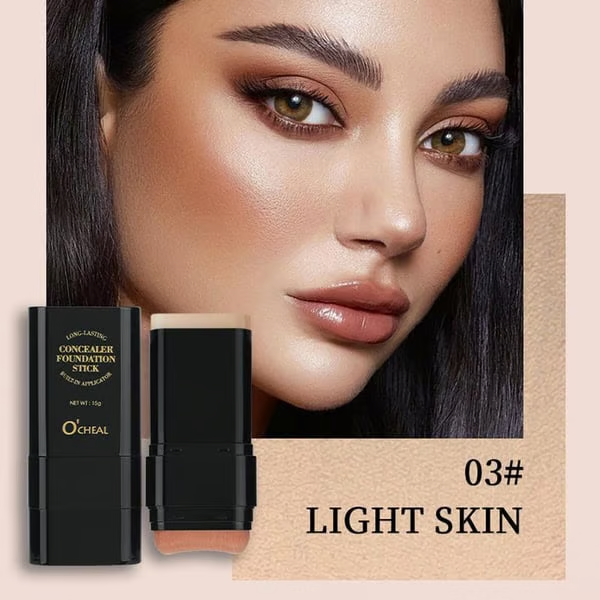 💥Compra 1 y llévate 1 gratis💥- Dual-Ended Eraser Foundation Stick: Conceal & Highlight