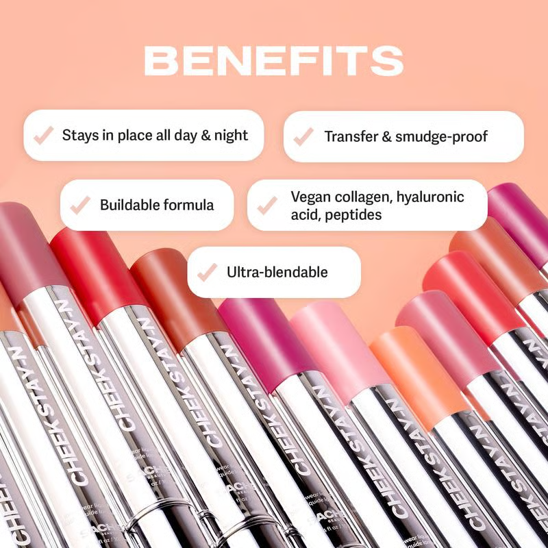 🌸 "Un toque de buena tez, naturalmente rosado" - Rubor líquido, ¡crea un look rosado natural!