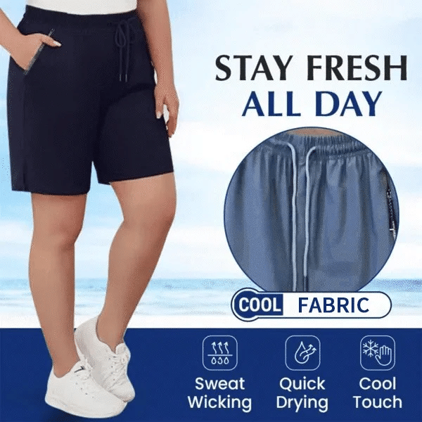 🎁Último día: compra 1 y llévate 1 gratis🔥Shorts elásticos de secado rápido Ice Silk