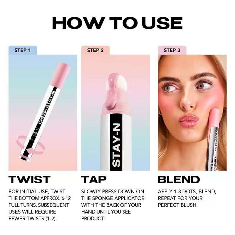 🌸 "Un toque de buena tez, naturalmente rosado" - Rubor líquido, ¡crea un look rosado natural!
