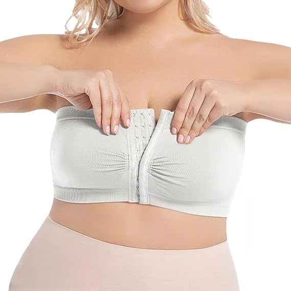 🎁Último día: ¡Compra 1 y llévate 3 paquetes!🔥 Sujetador bandeau antideslizante de soporte completo