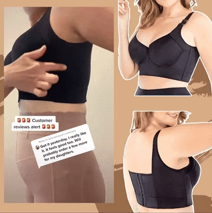 🔥Gran oferta - 49 % de descuento🔥Sujetador de copa profunda con espalda oculta para mujer