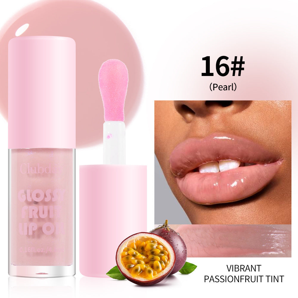 Brillo labial brillante que cambia de temperatura de larga duración