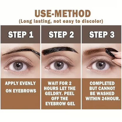 Gel para cejas fácil de despegar - resistente al agua y al sudor