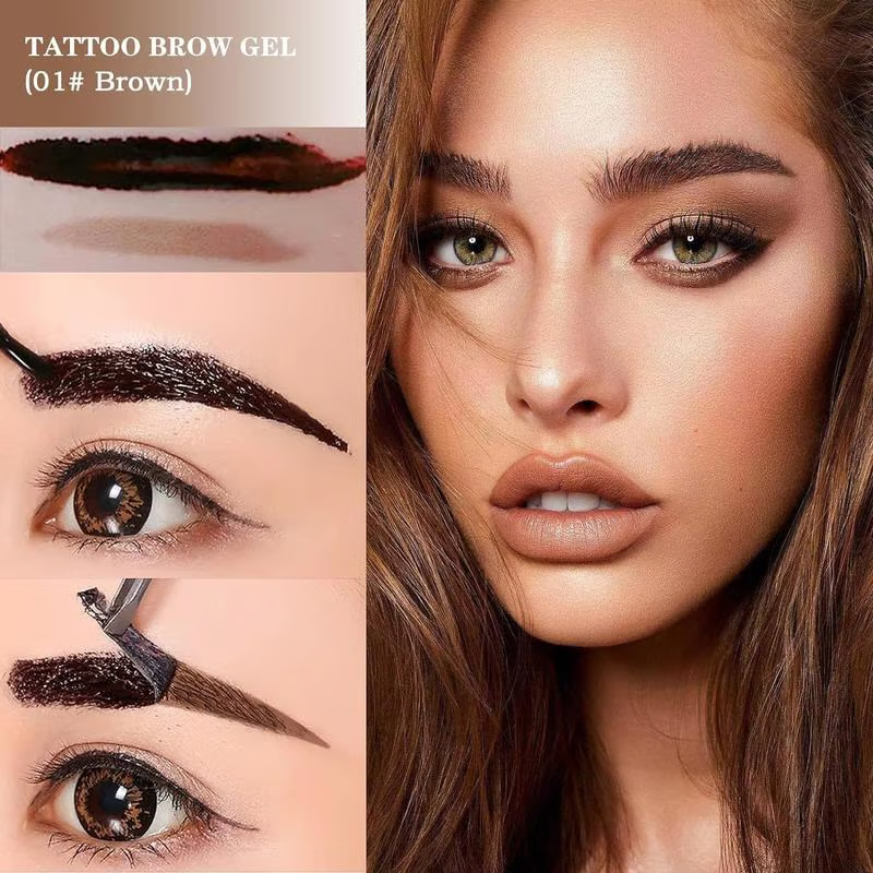 Gel para cejas fácil de despegar - resistente al agua y al sudor