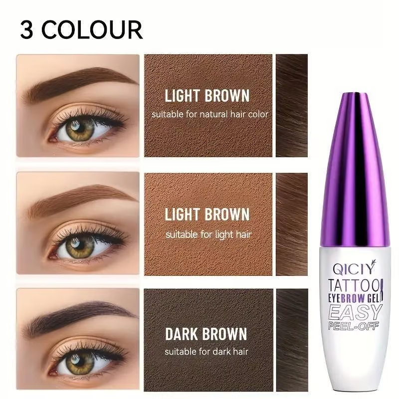 Gel para cejas fácil de despegar - resistente al agua y al sudor