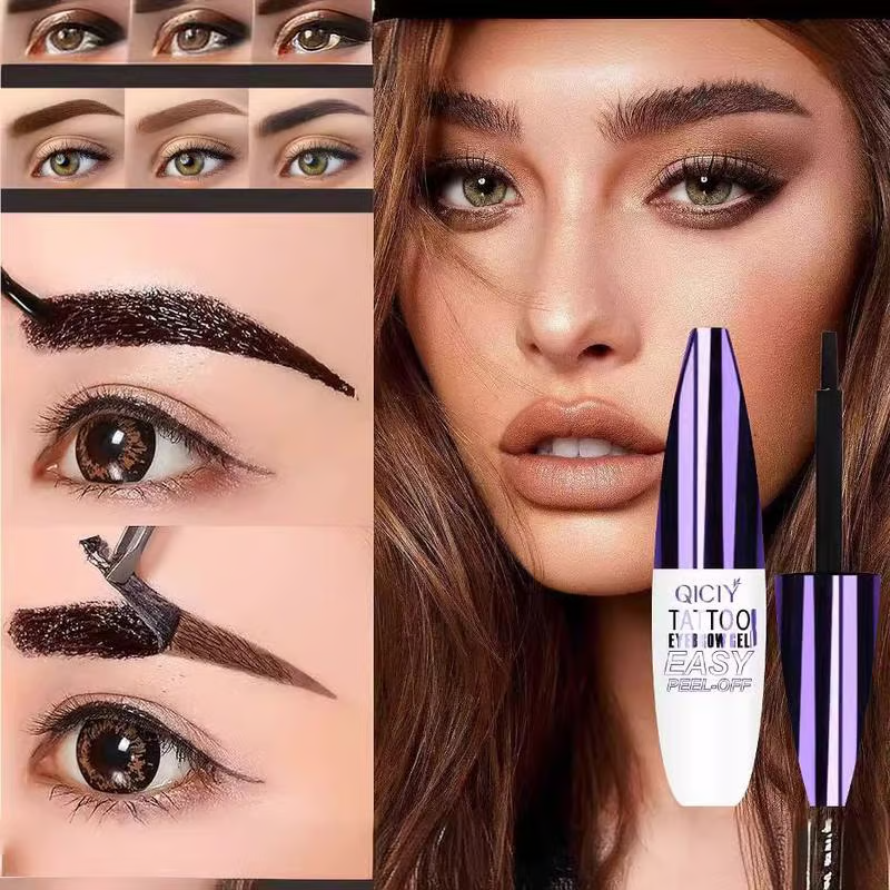 Gel para cejas fácil de despegar - resistente al agua y al sudor