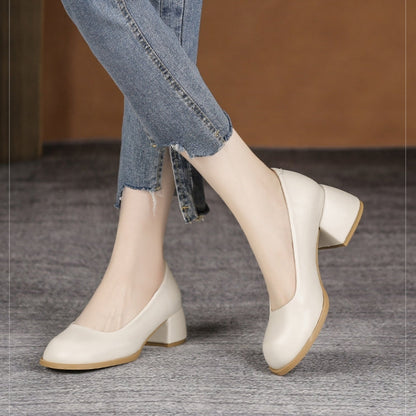 Zapatos Mary Jane de color liso