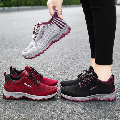 Zapatillas deportivas casuales, cómodas y versátiles para mujer.