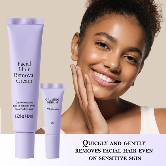 Último día 49% de descuento ❤️Crema depilatoria facial suave e indolora