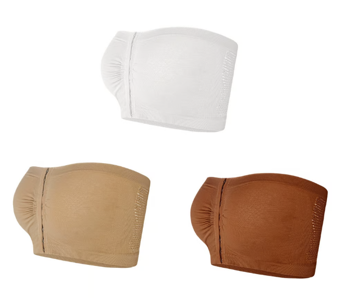 🎁Último día: ¡Compra 1 y llévate 3 paquetes!🔥 Sujetador bandeau antideslizante de soporte completo