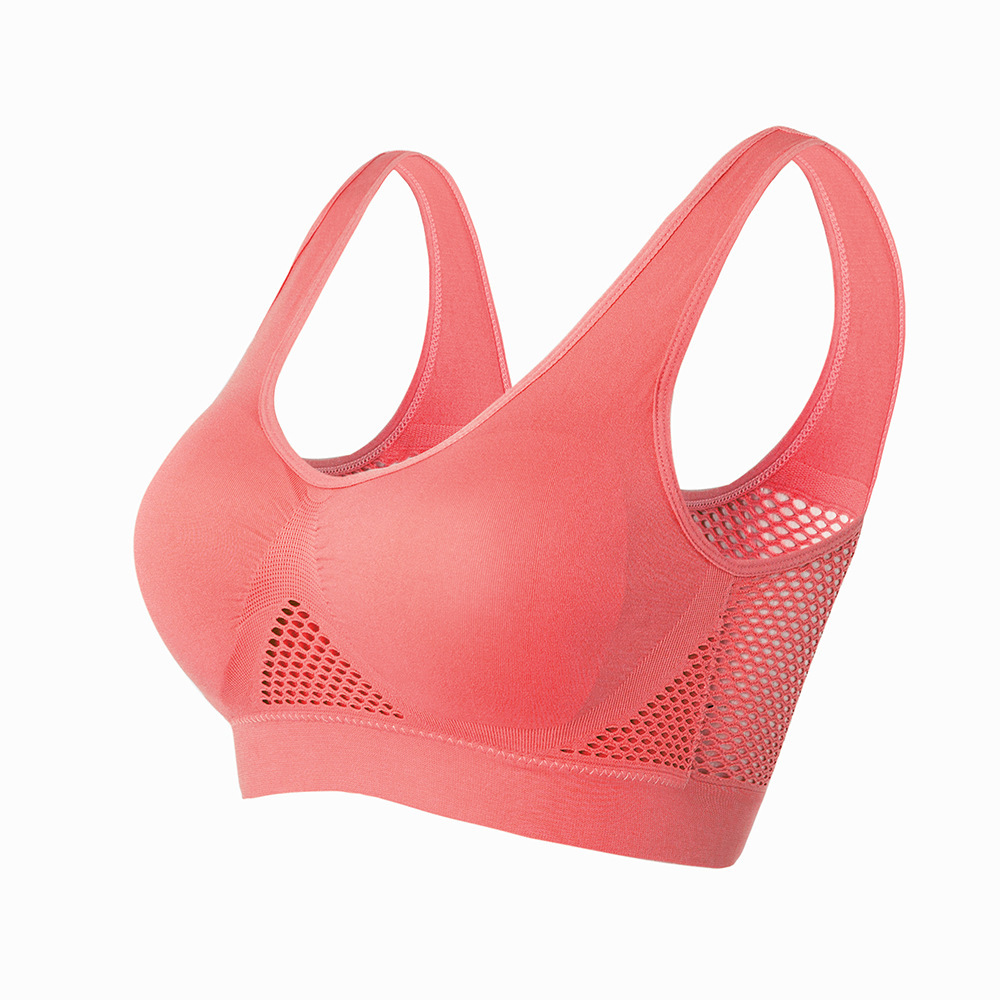 Sujetador antiflacidez para mujer, transpirable, de malla y aire fresco, de verano 2025