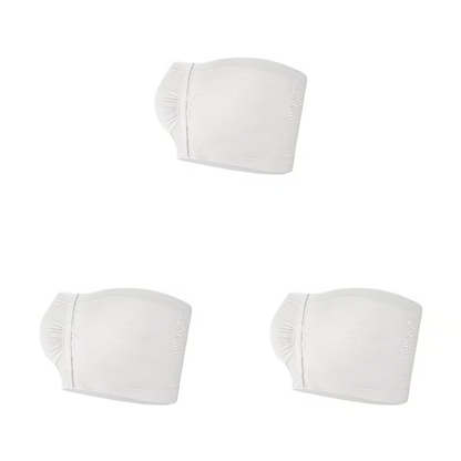 🎁Último día: ¡Compra 1 y llévate 3 paquetes!🔥 Sujetador bandeau antideslizante de soporte completo