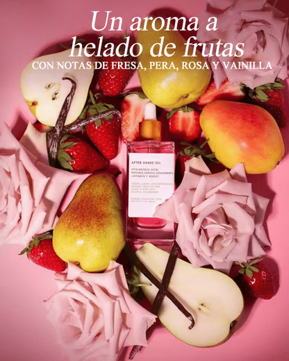 🔥Oferta especial de último día🍓 Aceite perfumado para después del afeitado - Aroma a fresa y vainilla