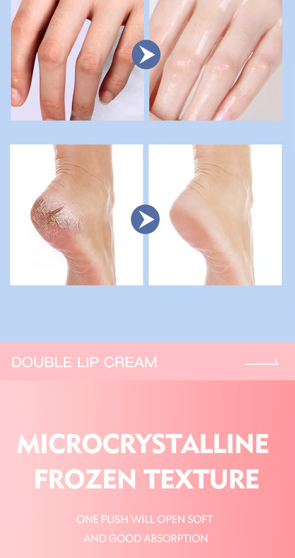 🔥🔥Compra 1 y llévate 4：Crema para el cuidado de los pies, crema antigrietas, crema hidratante, antigrietas, suavizante y nutritiva para pies secos y agrietados, elimina la piel muerta e hidrata la piel seca.