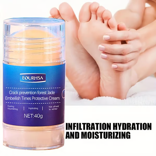 🔥🔥Compra 1 y llévate 4：Crema para el cuidado de los pies, crema antigrietas, crema hidratante, antigrietas, suavizante y nutritiva para pies secos y agrietados, elimina la piel muerta e hidrata la piel seca.