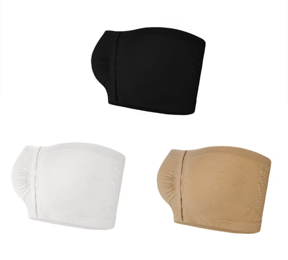 🎁Último día: ¡Compra 1 y llévate 3 paquetes!🔥 Sujetador bandeau antideslizante de soporte completo