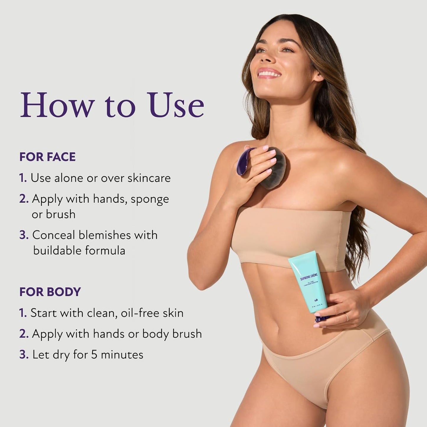 🎁Último día 49% de descuento🎉Hidratante, corrector y cobertura todo en uno 💧✨ Ligero y resistente al agua