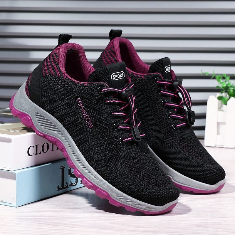 Zapatillas deportivas casuales, cómodas y versátiles para mujer.