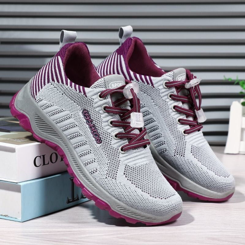 Zapatillas deportivas casuales, cómodas y versátiles para mujer.