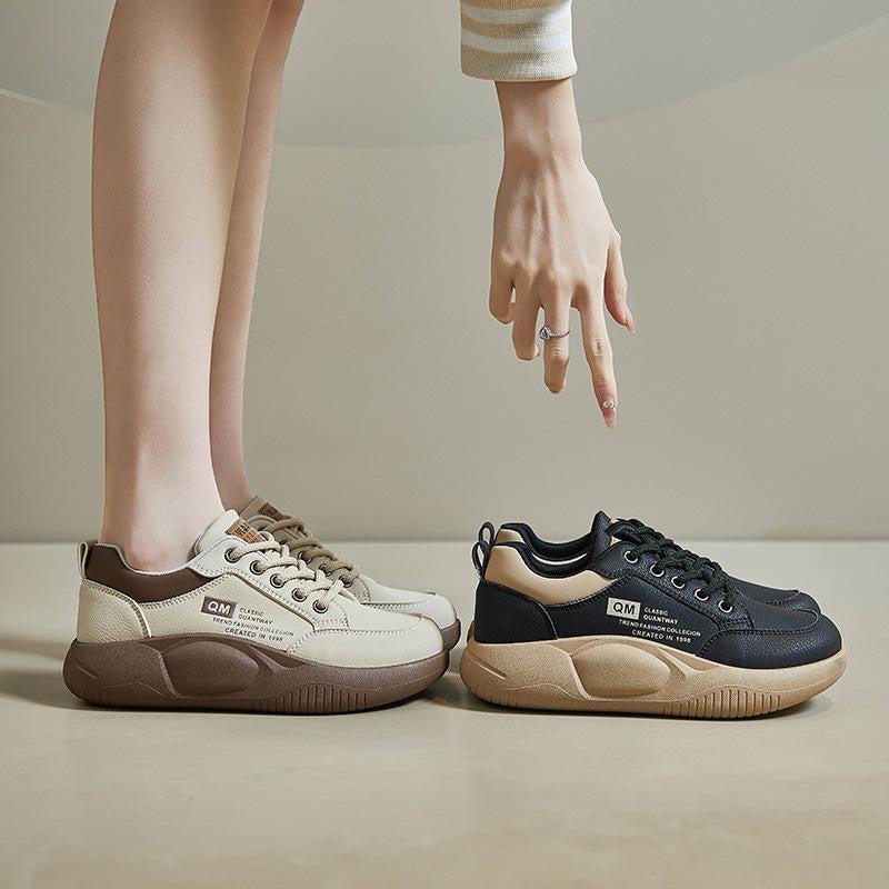 Tenis retro plataforma, calzado casual ligero para el día a día