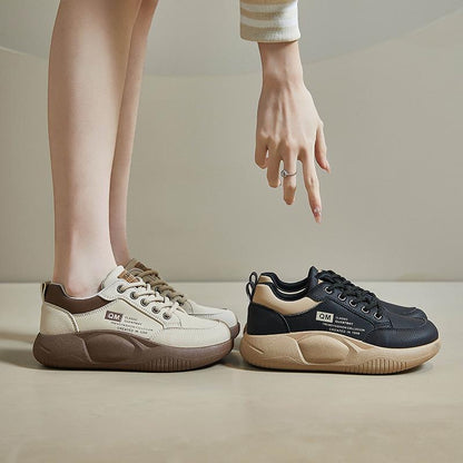 Tenis retro plataforma, calzado casual ligero para el día a día
