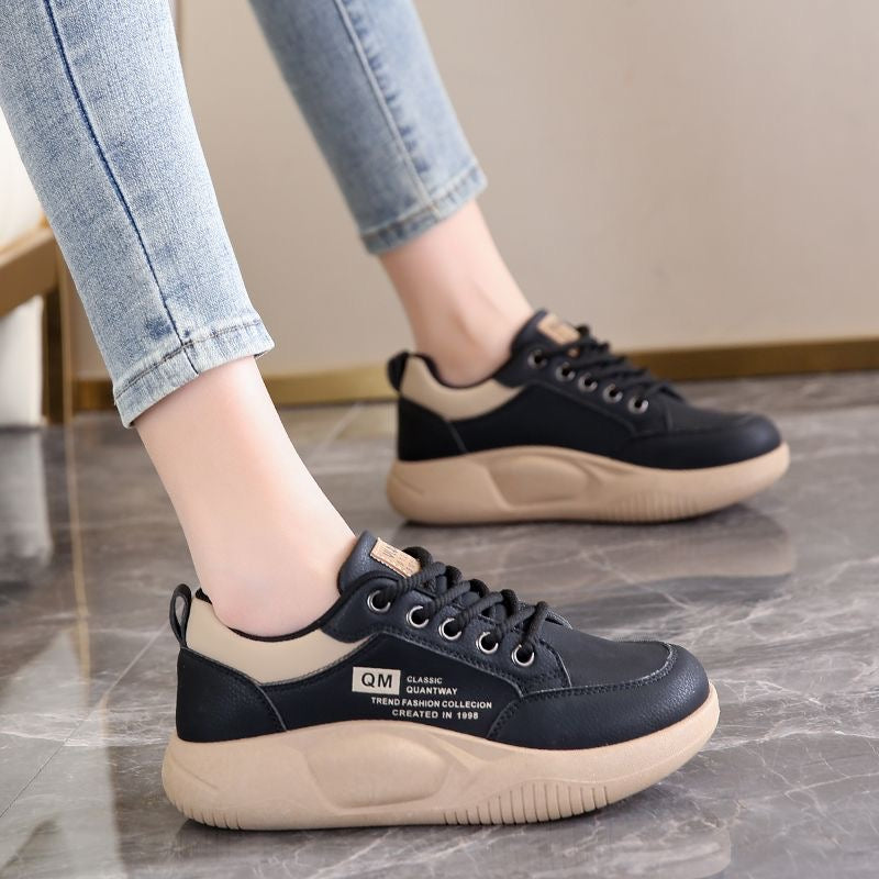 Tenis retro plataforma, calzado casual ligero para el día a día