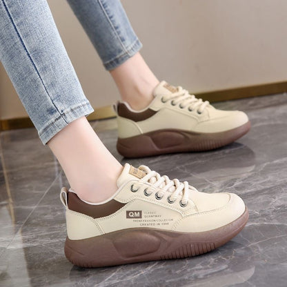 Tenis retro plataforma, calzado casual ligero para el día a día