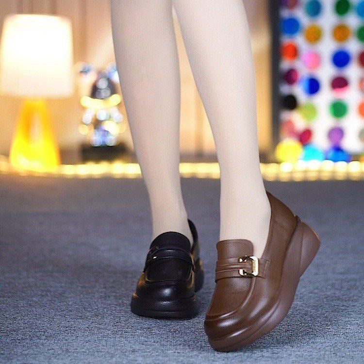 Zapatos mocasines de suela amortiguadora, antideslizantes