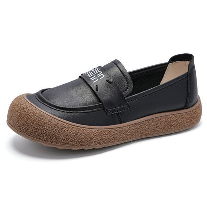 Zapatos casuales de punta redonda tipo slip-on