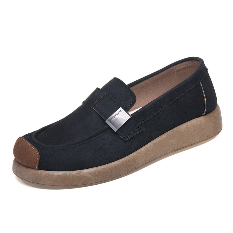 Zapatos tipo Birkenstock de piel de ante con suela suave