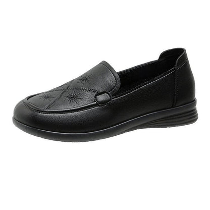 Zapatos de piel con tendón de vacuno