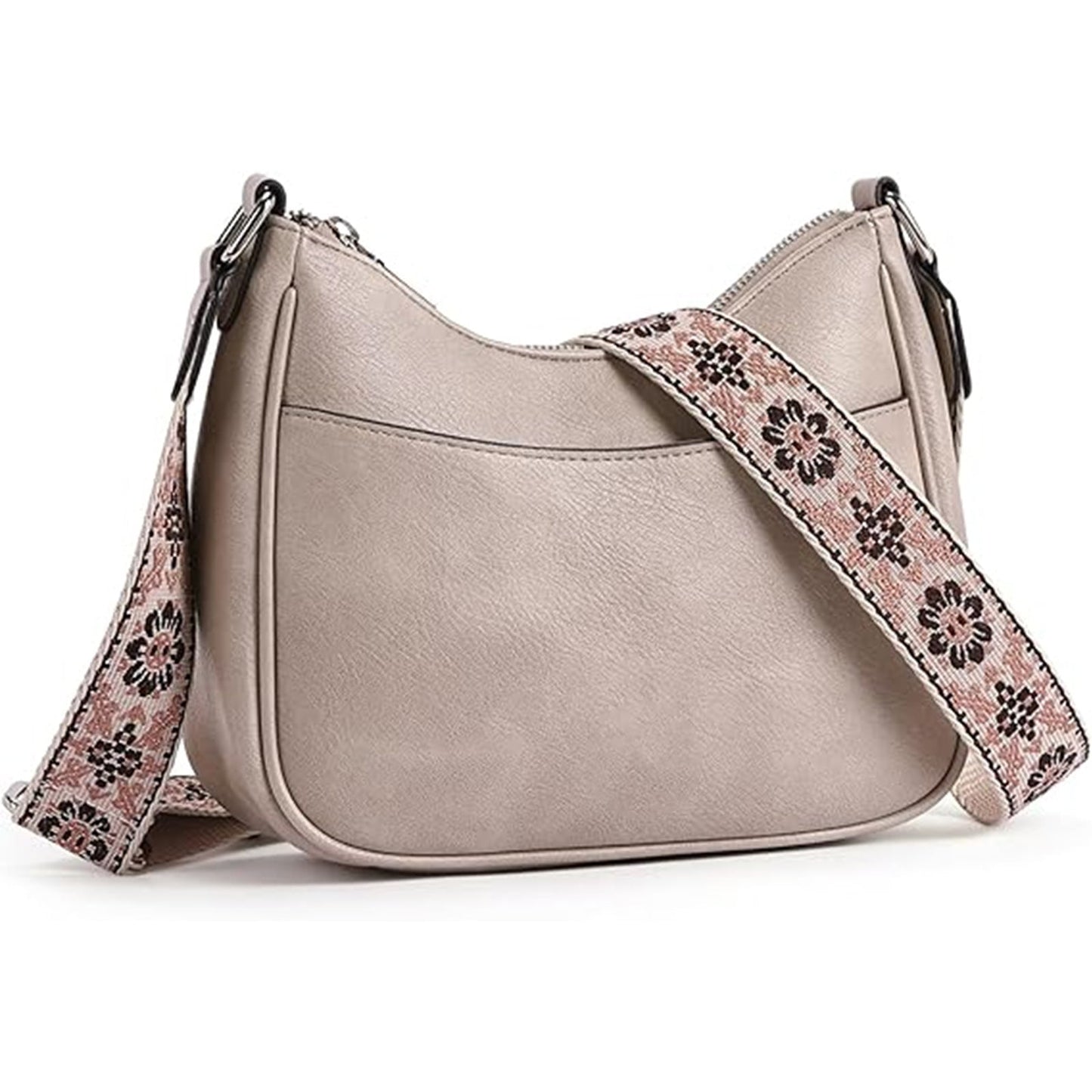 Bolso lunar retro de color sólido