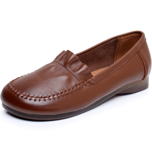 Zapatos de mujer de piel suave y cómodos de llevar