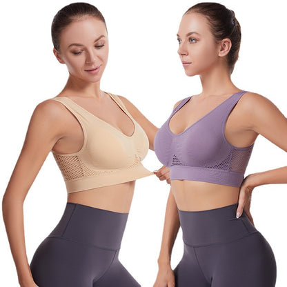 🔥Compre 1 y llévese 3 paquetes:Sujetador deportivo de malla transpirable