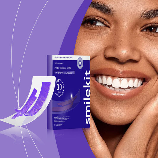 VELISHE - Tiras blanqueadoras de dientes rápidas de 30 minutos, suaves e inofensivas