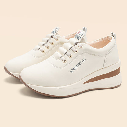 Zapatos de piel – plataforma antideslizante, para caminar