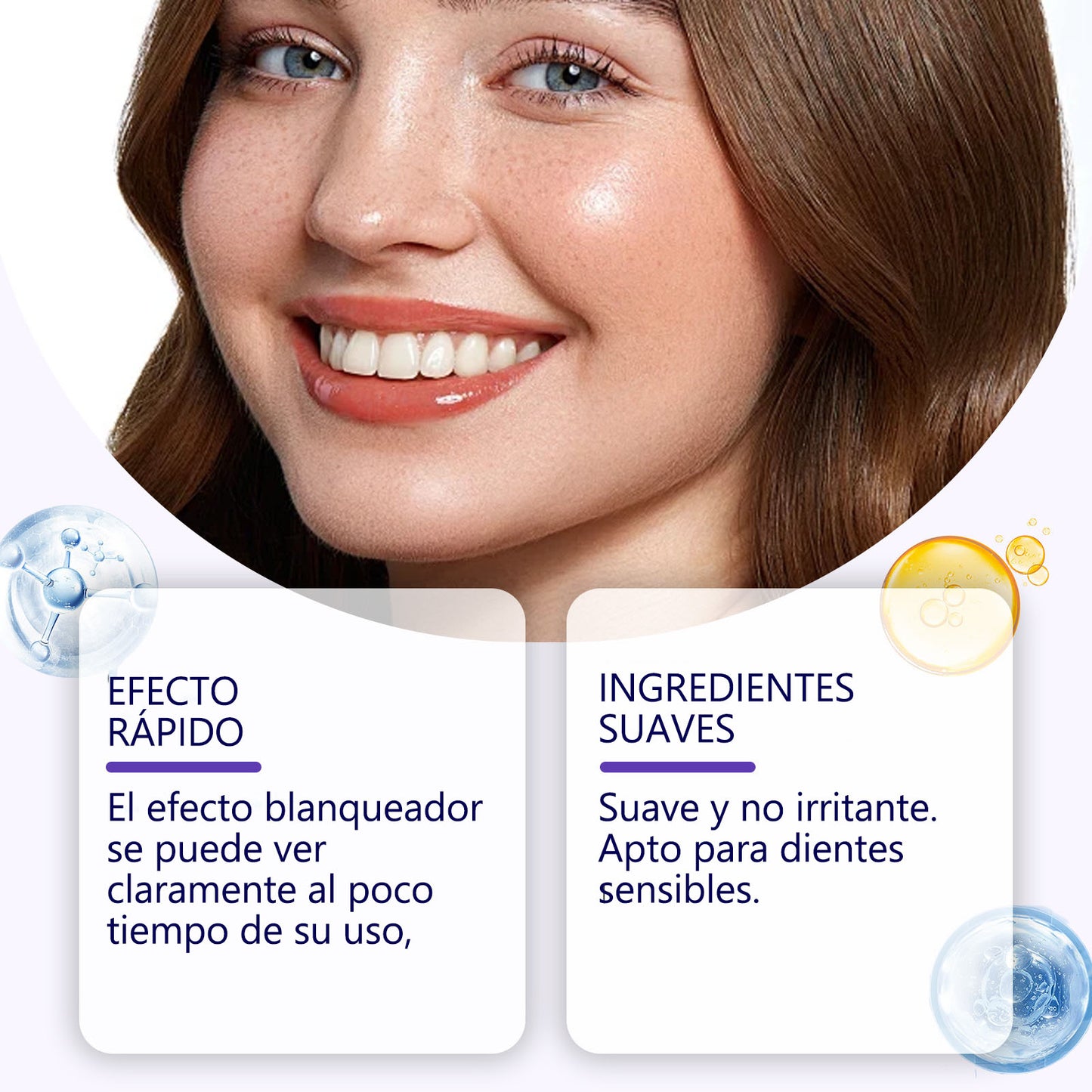 VELISHE - Tiras blanqueadoras de dientes rápidas de 30 minutos, suaves e inofensivas