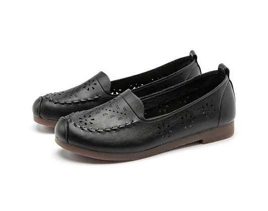 Zapatos casuales de piel genuina ligeros