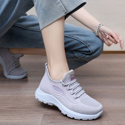 Tenis para Caminar Mujer, Suela Amortiguadora y Malla Fresca