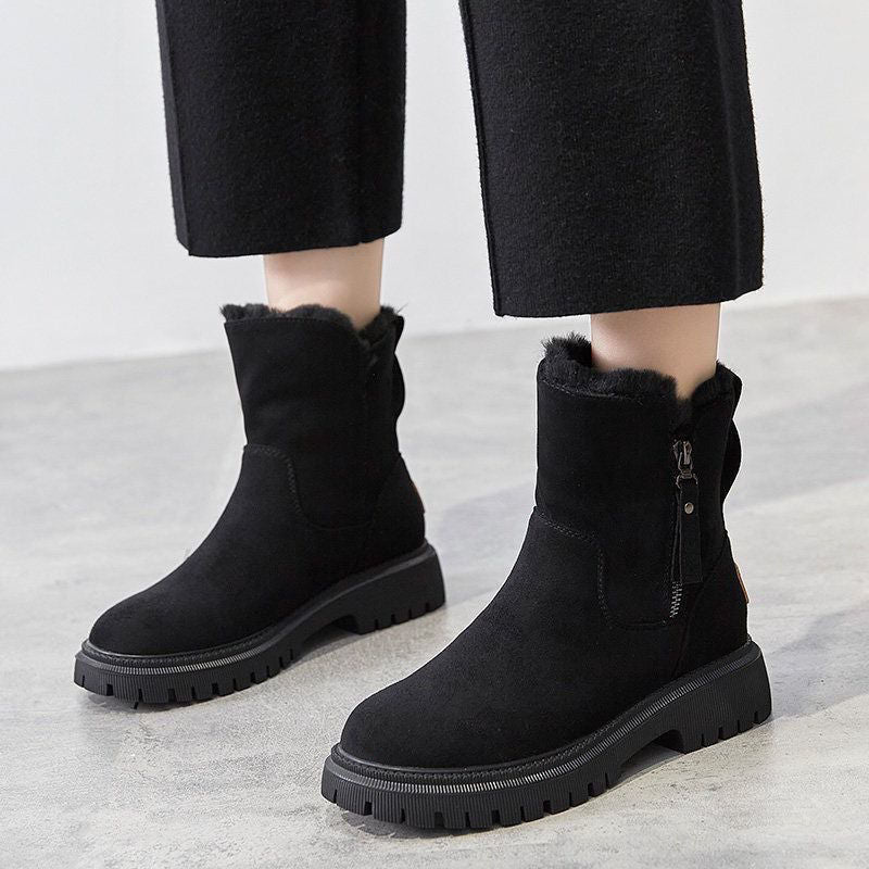 Botas de ante grueso