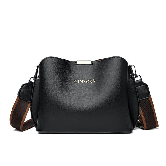 Bolso de piel de lujo de gran capacidad